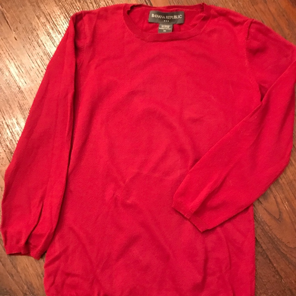 Banana Republic 3/4 Sleeve Rayon Blend Sweater